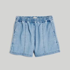 Madewell seamed denim shorts